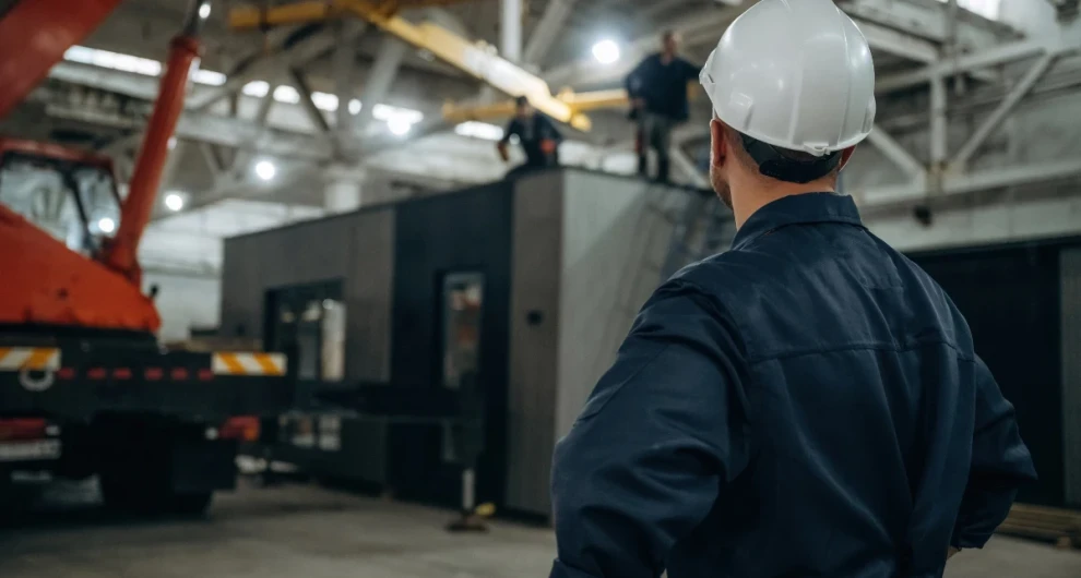 Werknemer in industriesector