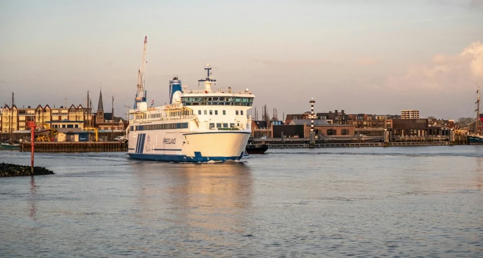 Boot in Harlingen, Friesland